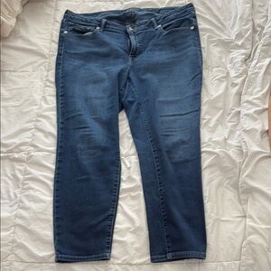 Lucky Brand Blue Ankle Cropped Jeans